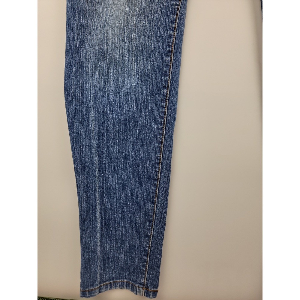 ABM Jeans Womens Size 9 Skinny Denim Jeans Medium Wash Stretch Low Rise 32x31 - Picture 8 of 14